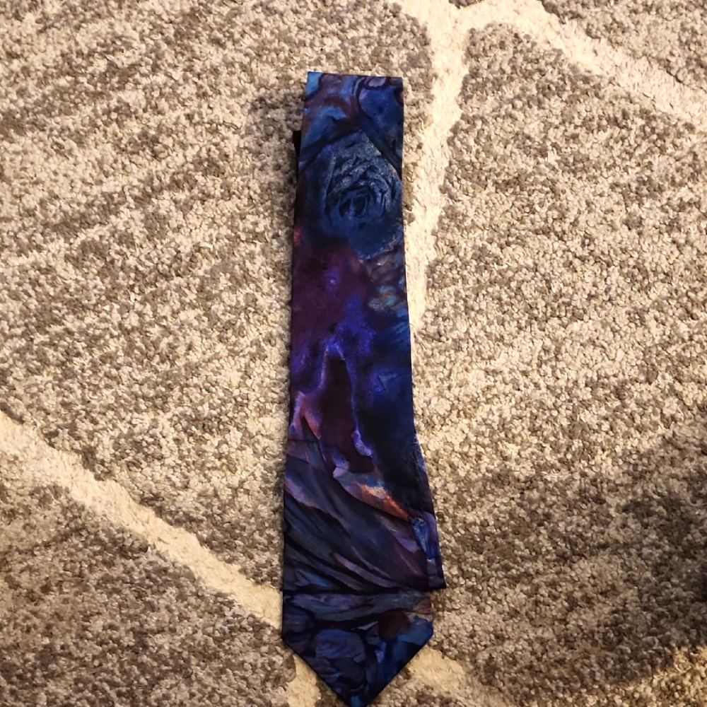 Metropolis  mens Purple Tie